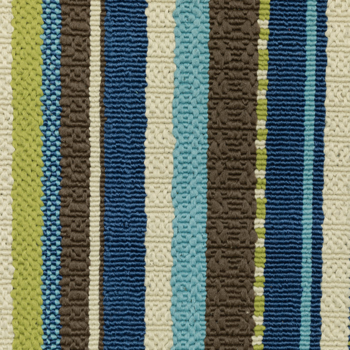 Andover Mills™ Brendel Blue/Brown/Green Indoor/Outdoor Rug & Reviews